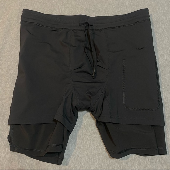 VRST Stealth 7” Lined Training Shorts Black Size L Athletic Running Gym - Picture 3 of 7